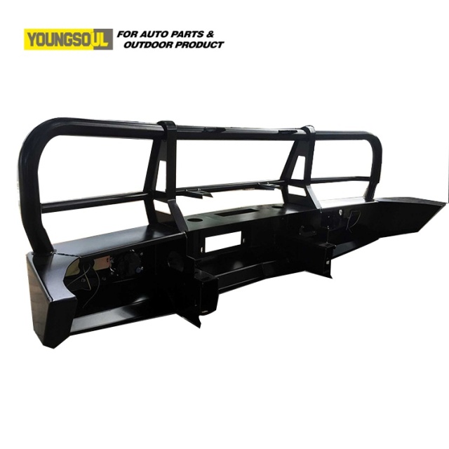 Truck Exterior Accessories Factory Directly Sale High Quality 4X4 Auto Bull Bar Steel Front Bumper for LC80