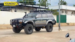 Truck Exterior Accessories Factory Directly Sale High Quality 4X4 Auto Bull Bar Steel Front Bumper for LC80