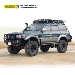 Truck Exterior Accessories Factory Directly Sale High Quality 4X4 Auto Bull Bar Steel Front Bumper for LC80