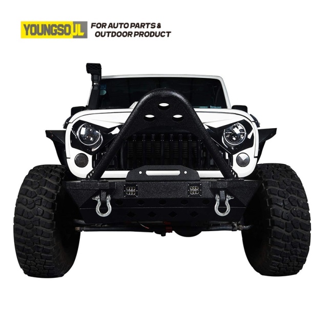 4X4 Accessories Factory Made Car Front Bumper Bull Bar Guard Truck Front Protector Guard for Jeep Wrangler Jk Jl
