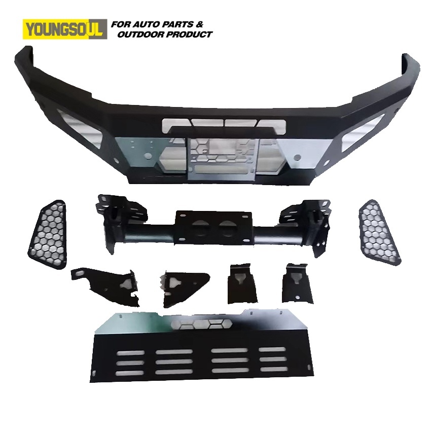 4WD off Road Auto Accessories Factory Custom Black Steel Nudge Bull Bar for Dodge RAM 1500 Front Bumpers Bull Bars