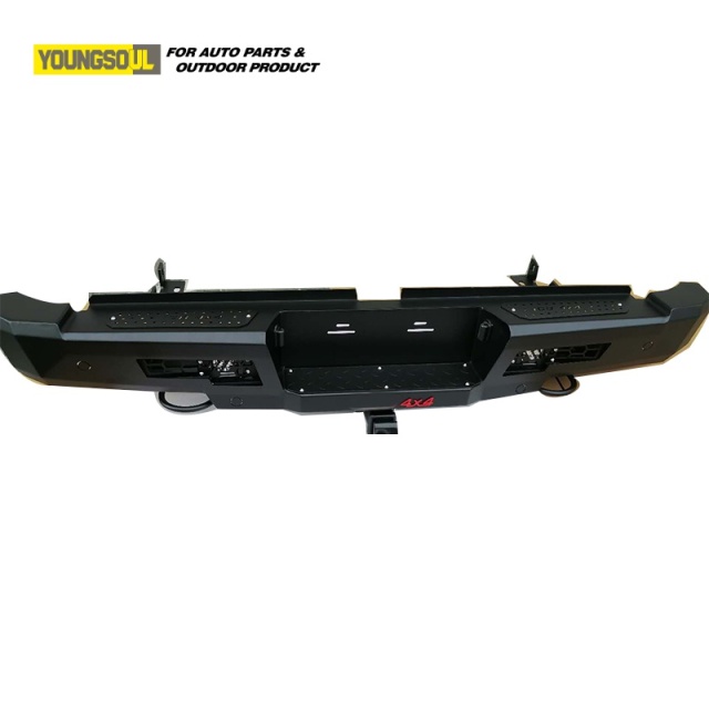 OEM Design Rear Bumper Bull Bar Car Rear Bumper Protector Guard Steel Rear Bull Bar for Hilux Revo Rocco Vigo Dmax