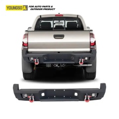 Pickup Truck Rear Bumper Bull Bar Guard Rear Bumper 4X4 Truck Bumper for Ranger F150 Hilux Revo
