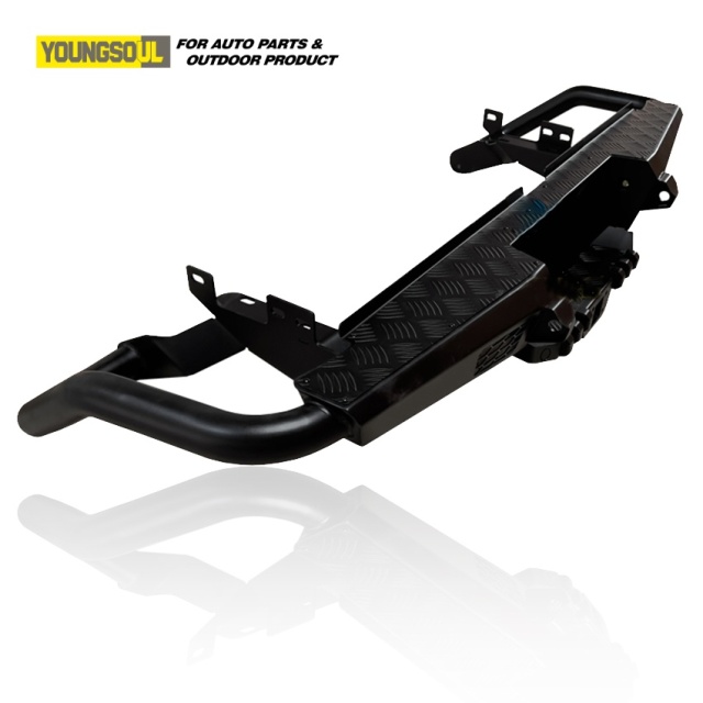Factory Made 4X4 Offroad Truck Accessories Rear Bumper Guard Steel Bull Bar for Ranger T6 T7 T8