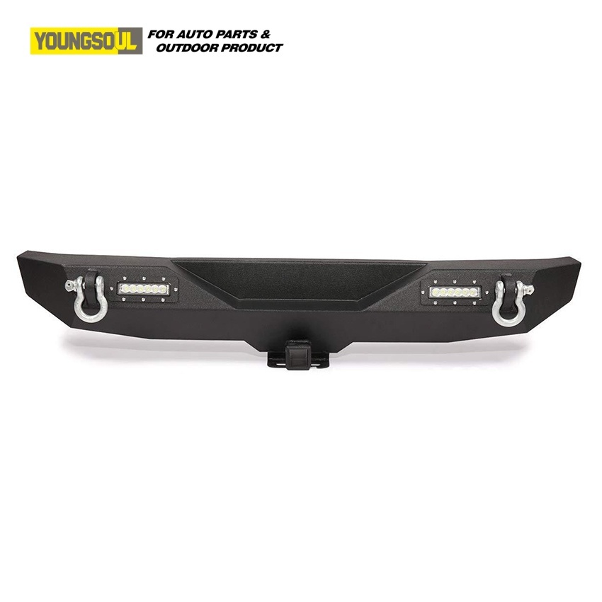 Youngsoul 4X4 Steel Rear Bumper Accessories Offroad Rear Bull Bar for Jeep Wrangler Jk Jl