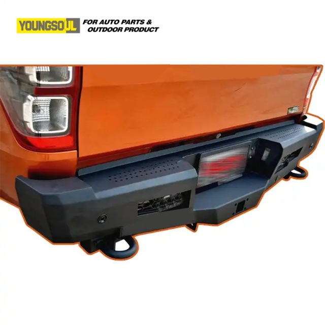 Car Body Accessories New Rear Bumper Guard Bull Bar for Hilux Revo Rocco Dmax Effective Protection