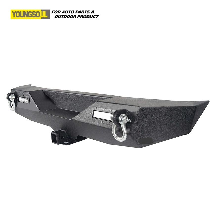 Youngsoul 4X4 Steel Rear Bumper Accessories Offroad Rear Bull Bar for Jeep Wrangler Jk Jl