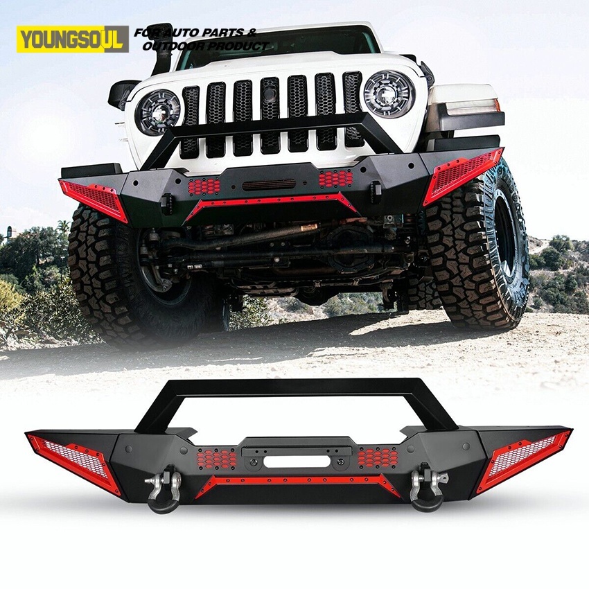 Jk Jl Series 4X4 off Road High Quality Steel Rear Bumper Front Bumper Bull Bar Wholesale Price