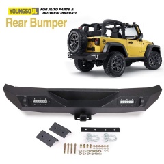 Youngsoul 4X4 Steel Rear Bumper Accessories Offroad Rear Bull Bar for Jeep Wrangler Jk Jl