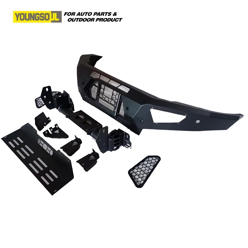 4WD off Road Auto Accessories Factory Custom Black Steel Nudge Bull Bar for Dodge RAM 1500 Front Bumpers Bull Bars