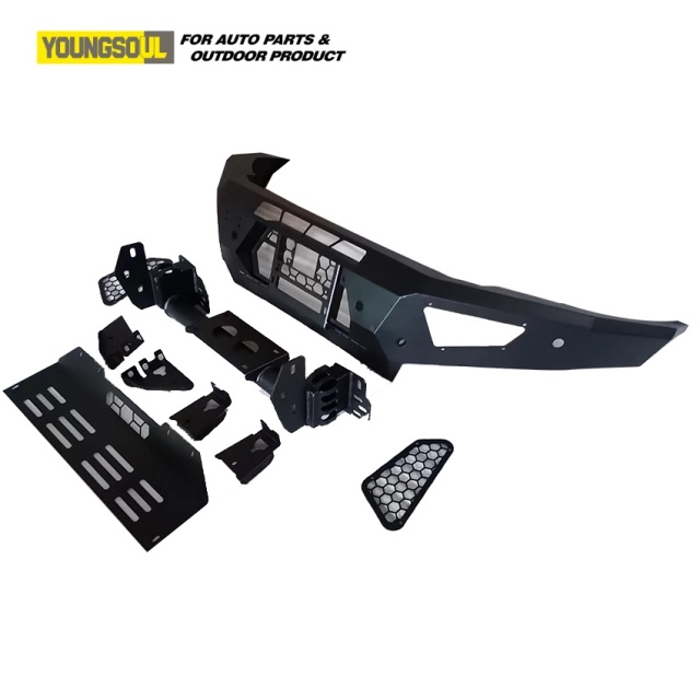 4WD off Road Auto Accessories Factory Custom Black Steel Nudge Bull Bar for Dodge RAM 1500 Front Bumpers Bull Bars