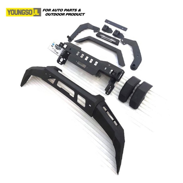 Auto 4X4 Steel Bull Bar Front Bumper Spare parts for Suzuki Jimmy Jb43 Universal Offroad Auto Parts.