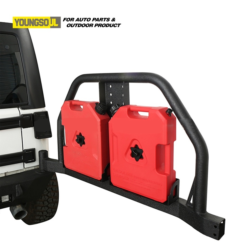 Offroad Truck Modify Accessories Rear Bumper Bull Bar with Brackets for Jeep Wrangler