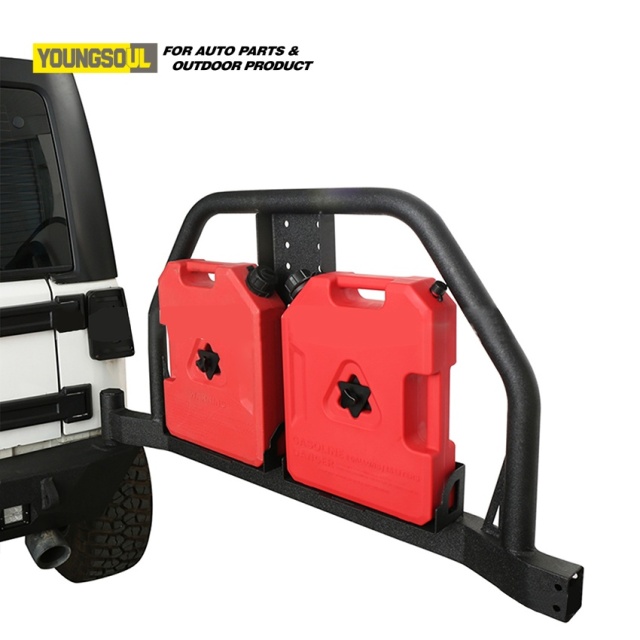 Offroad Truck Modify Accessories Rear Bumper Bull Bar with Brackets for Jeep Wrangler