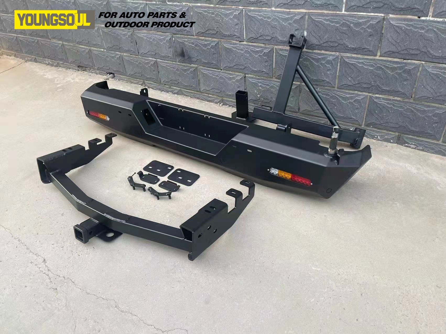 Hot Sale 4X4 Auto Parts Rear Bumper Bull Bar for Gmc Sierra1500