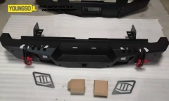 OEM Design Rear Bumper Bull Bar Car Rear Bumper Protector Guard Steel Rear Bull Bar for Hilux Revo Rocco Vigo Dmax