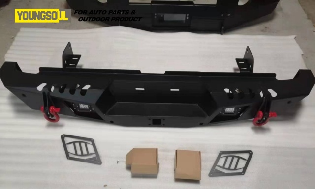 OEM Design Rear Bumper Bull Bar Car Rear Bumper Protector Guard Steel Rear Bull Bar for Hilux Revo Rocco Vigo Dmax