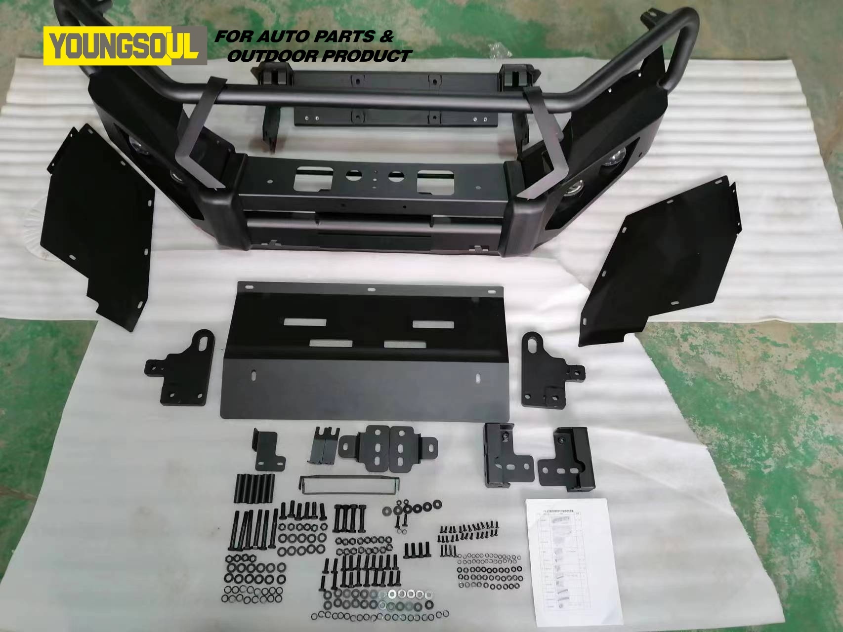 Pickup 4X4 Car Accessories china Factory Steel Bumper Front Grille Guard Bull Bars for Nissan Navara D22 D40 Np300