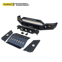 Youngsoul Offroad Pickup Truck Car Accessories Black Front Bumper Bull Bar for Gmc Sierra Steel Bullbar Bumper