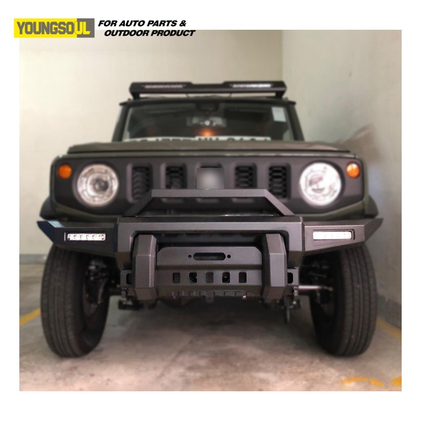 Auto 4X4 Steel Bull Bar Front Bumper Spare parts for Suzuki Jimmy Jb43 Universal Offroad Auto Parts.