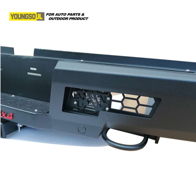 OEM Design Rear Bumper Bull Bar Car Rear Bumper Protector Guard Steel Rear Bull Bar for Hilux Revo Rocco Vigo Dmax