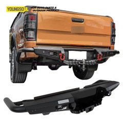 Factory Made 4X4 Offroad Truck Accessories Rear Bumper Guard Steel Bull Bar for Ranger T6 T7 T8