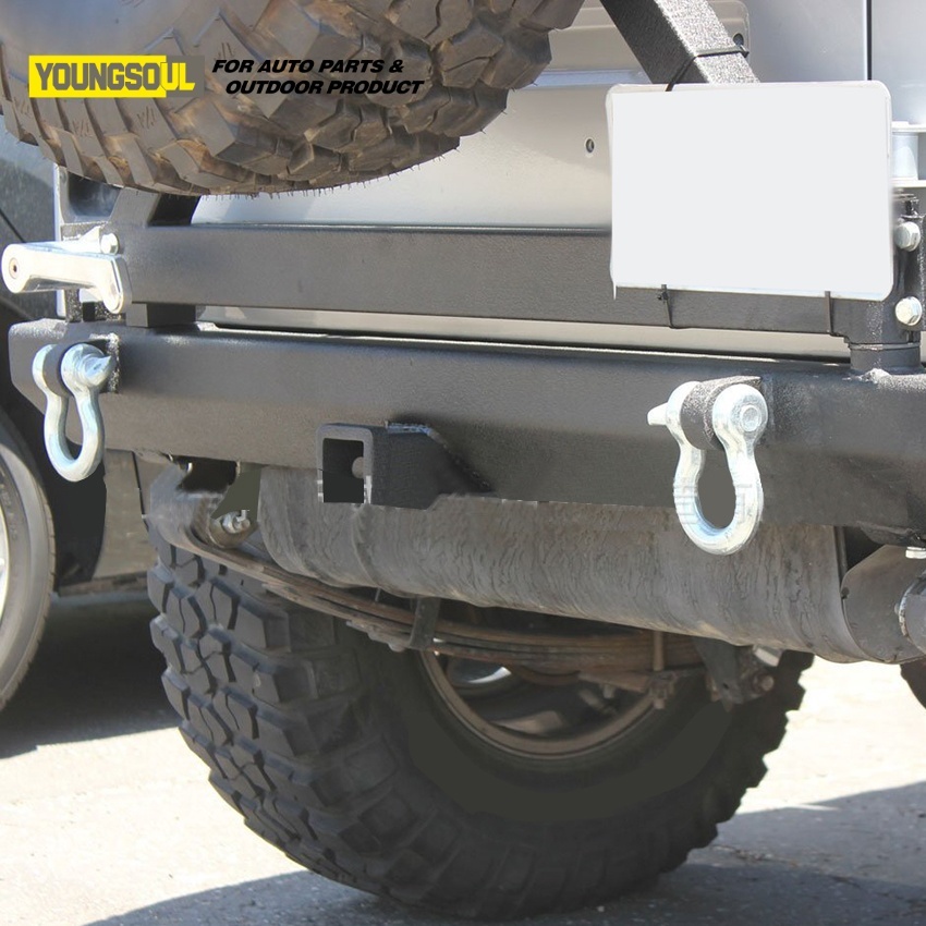 Pickup Truck Car 4X4 Accessories Rear Bumper Rear Bullbar Bull Bar for Jeep Wrangler Jk Jl