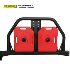 Offroad Truck Modify Accessories Rear Bumper Bull Bar with Brackets for Jeep Wrangler