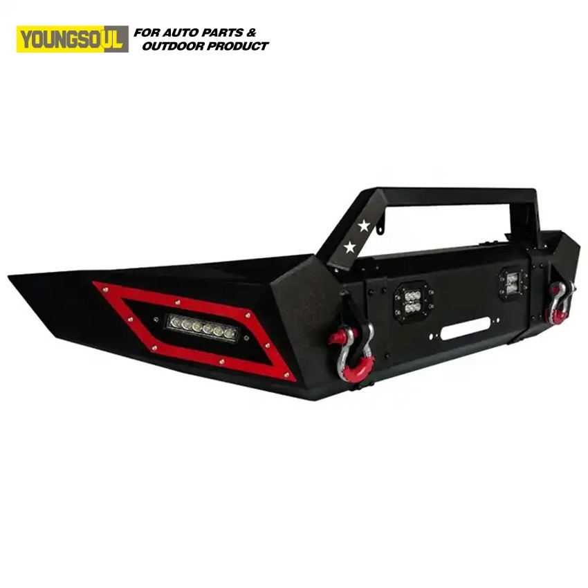 Jk Jl Series 4X4 off Road High Quality Steel Rear Bumper Front Bumper Bull Bar Wholesale Price