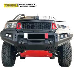 Youngsoul 4X4 Pickup Car Offload Accessories Black Steel Front Bumper Bull Bar for Toyota Hilux Revo Vigo Rocco