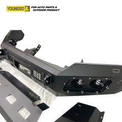 with Skid Plate Winch 4X4 Offroad Car Front Bull Bar Bumper Guard Auto Accessories for Isuzu Dmax Ford Ranger T8 T9