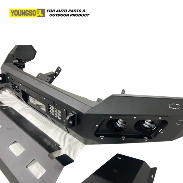 with Skid Plate Winch 4X4 Offroad Car Front Bull Bar Bumper Guard Auto Accessories for Isuzu Dmax Ford Ranger T8 T9