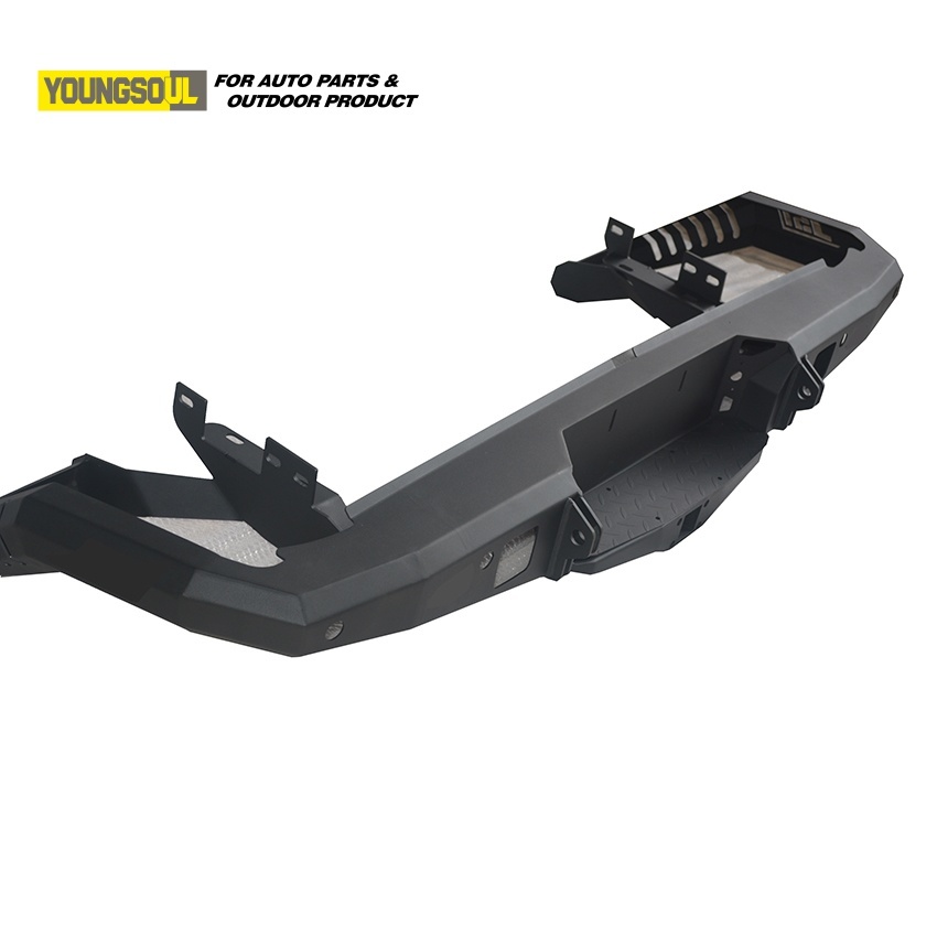 2024 New Design 4X4 Truck Rear Bumper Car Bull Bar for Triton Np300 Dmax Hilux