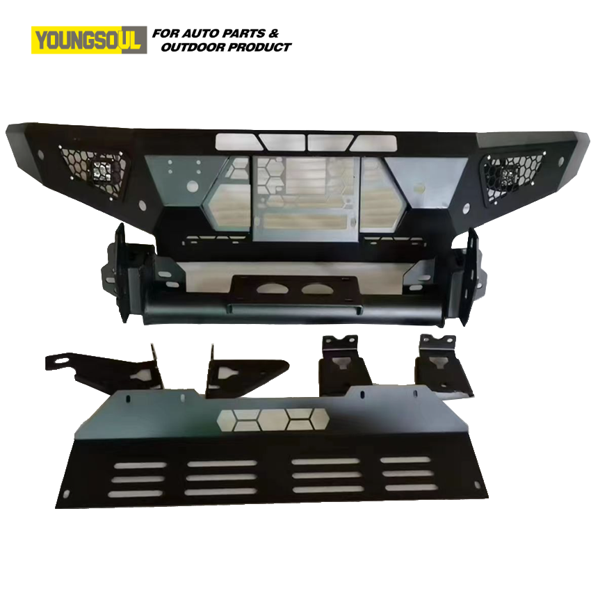 4WD off Road Auto Accessories Factory Custom Black Steel Nudge Bull Bar for Dodge RAM 1500 Front Bumpers Bull Bars