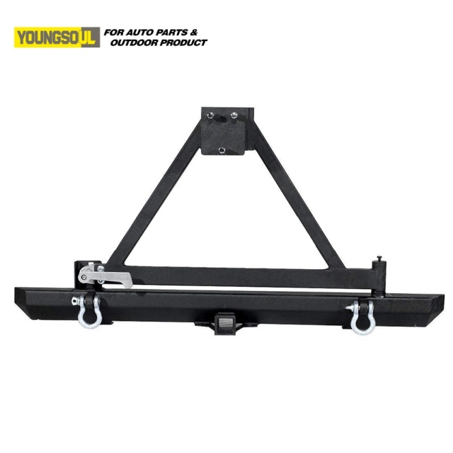 Pickup Truck Car 4X4 Accessories Rear Bumper Rear Bullbar Bull Bar for Jeep Wrangler Jk Jl