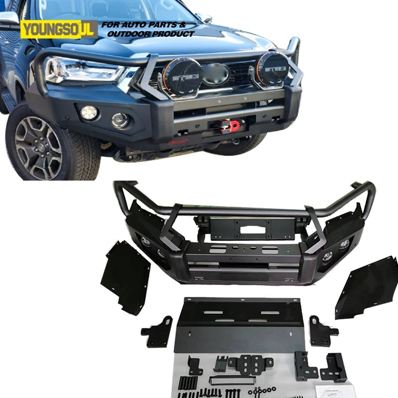 Pickup 4X4 Car Accessories china Factory Steel Bumper Front Grille Guard Bull Bars for Nissan Navara D22 D40 Np300