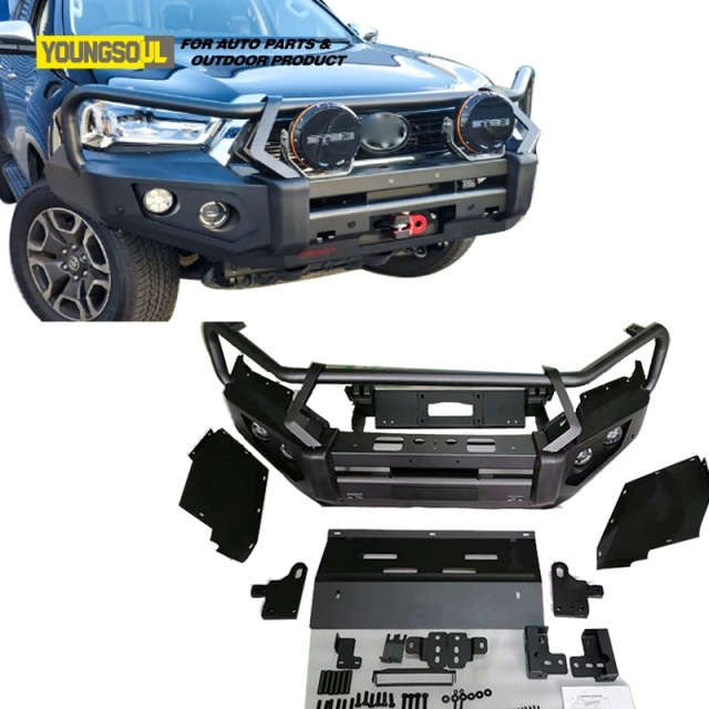 Pickup 4X4 Car Accessories china Factory Steel Bumper Front Grille Guard Bull Bars for Nissan Navara D22 D40 Np300