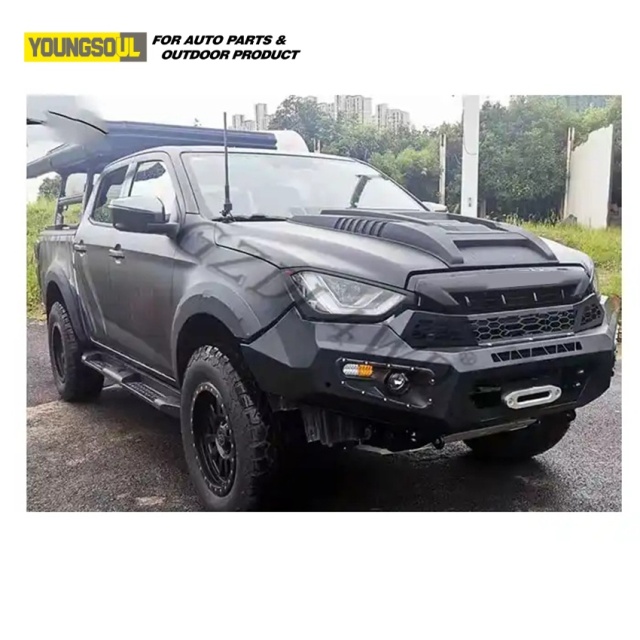 Handas 4X4 Auto Parts Factory Sale Car Front Bumper Nudge Bar Bull Bar for Dmax Np300 Triton