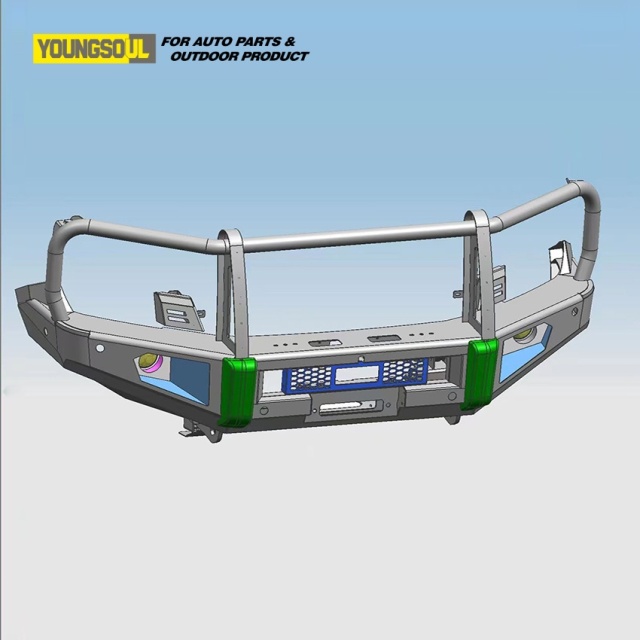 Youngsoul 4X4 Steel truck Front Grille Guard Bumper Bull Bar for Universal Offroad Truck Modify Accessories