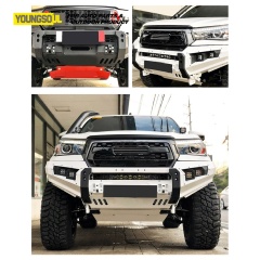 Youngsoul 4X4 Pickup Car Offload Accessories Black Steel Front Bumper Bull Bar for Toyota Hilux Revo Vigo Rocco