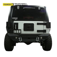 4X4 Accessories Auto Spare Parts Steel Rear Bumper Truck Bull Bar for Jeep Wrangler Jk Jl