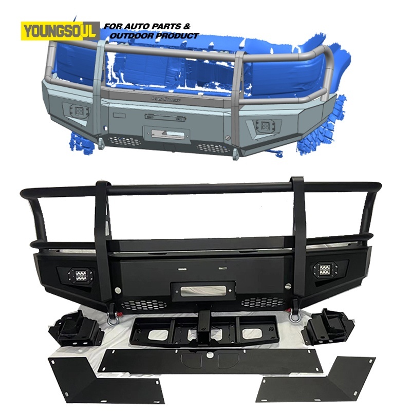 Youngsou Factory Sale Truck Car Auto Spare Parts Front Bumper Nudge Bar Bull Bar for Ranger T6 T7 T8 T9