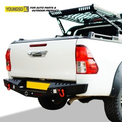 Youngsoul 4X4 Auto Parts Factory Truck Rear Bull Bar Bumper for Hilux Dmax Triton Np300