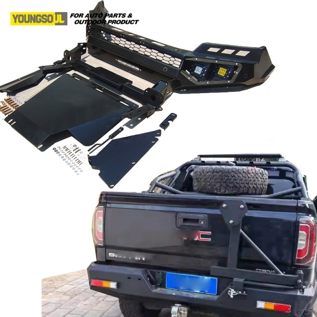 Hot Sale 4X4 Auto Parts Rear Bumper Bull Bar for Gmc Sierra1500