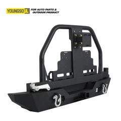 Offroad Truck Modify Accessories Rear Bumper Bull Bar with Brackets for Jeep Wrangler