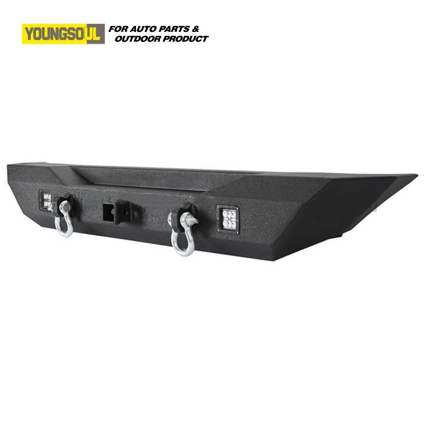 4X4 Accessories Auto Spare Parts Steel Rear Bumper Truck Bull Bar for Jeep Wrangler Jk Jl