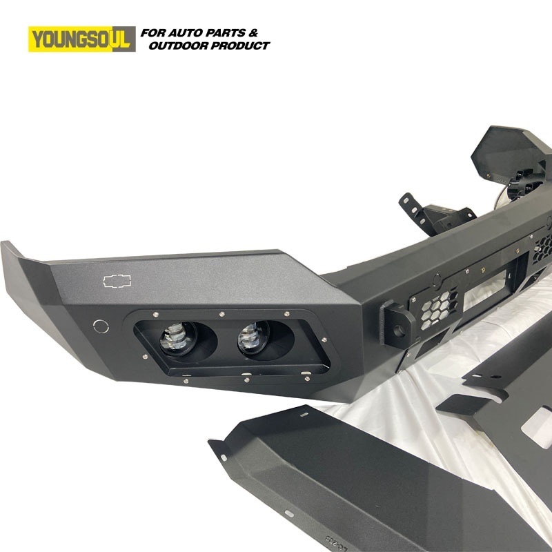 with Skid Plate Winch 4X4 Offroad Car Front Bull Bar Bumper Guard Auto Accessories for Isuzu Dmax Ford Ranger T8 T9