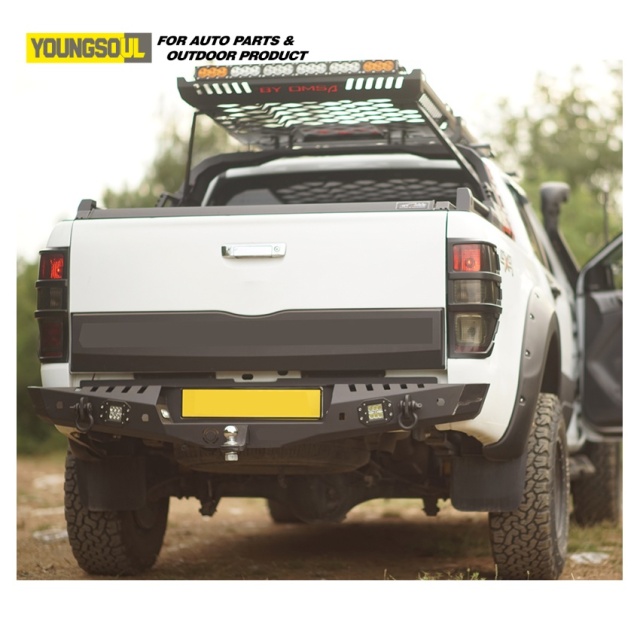 Youngsoul 4X4 Auto Parts Factory Truck Rear Bull Bar Bumper for Hilux Dmax Triton Np300
