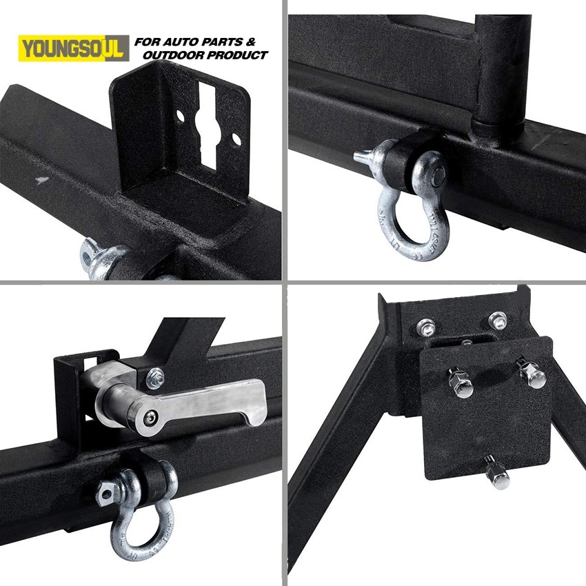 Pickup Truck Car 4X4 Accessories Rear Bumper Rear Bullbar Bull Bar for Jeep Wrangler Jk Jl