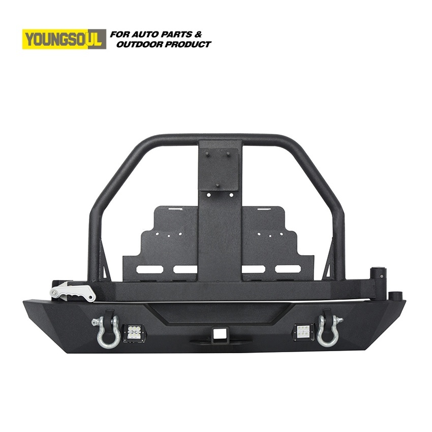 Offroad Truck Modify Accessories Rear Bumper Bull Bar with Brackets for Jeep Wrangler